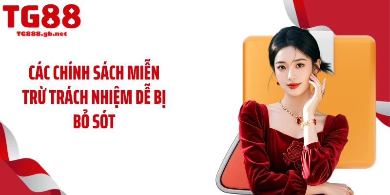Các chính sách miễn trừ trách nhiệm dễ bị bỏ sót